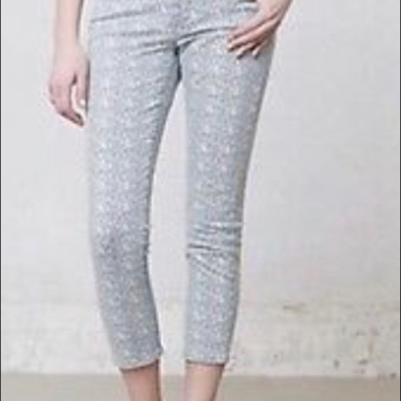 PILCRO & THE LETTERPRESS Sz 29 Floral Tapestry Two Toned  Jeans - Picture 1 of 9